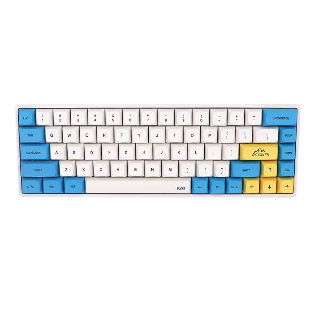 132 Keys National Park Keycap Set XDA Profile PBT Sublimation Keycaps for Mechanical Keyboards