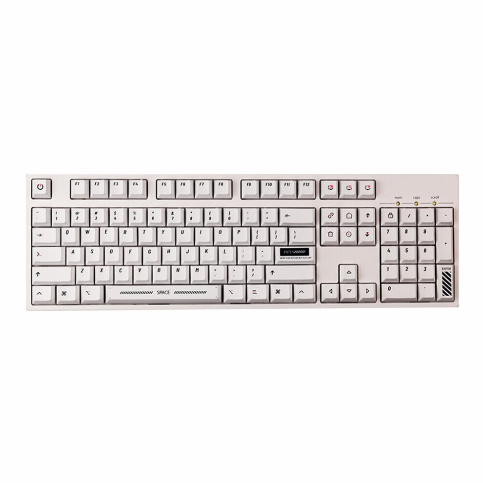 131 Keys Minimalist Pbt Keycap Set Sublimation Cherry Profile Diy Custom Keycaps For Mechanical Keyboards White 6112212797112