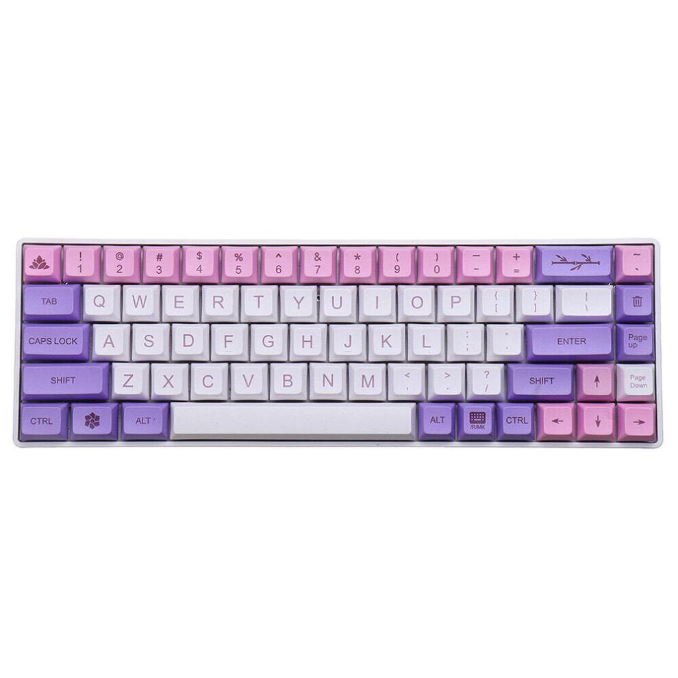 135 Keys Keycap Set XDA Profile PBT Sublimation Keycaps for Mechanical Keyboards