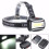 600LM Rechargeable COB Headlamp Camping Cycling Flashlight Night Warning Light 1