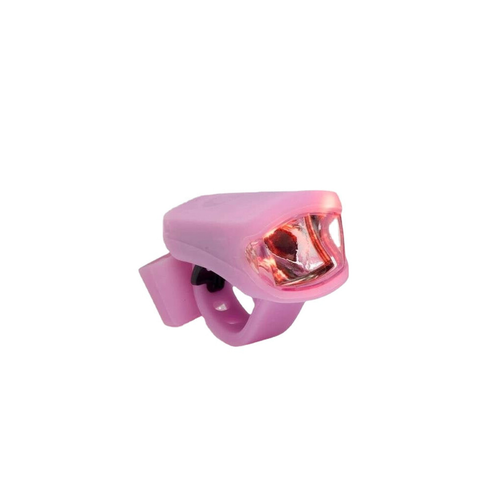 (Pink) 250LM 3W LED USB Rechargeable Head Light Flash Bicycle Bike Stop Rear Tail Lamp