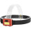 (Black) 450LM COB LED Ultralight Headlamp 3 Switch Modes Adjustable Camping Running 3*AAAA Battery 9