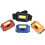 (Black) 450LM COB LED Ultralight Headlamp 3 Switch Modes Adjustable Camping Running 3*AAAA Battery 4
