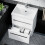 NES Home Nanuya 500mm Wall Hung 2 Drawer Vanity Basin Unit White 5
