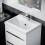 NES Home Nanuya 500mm Wall Hung 2 Drawer Vanity Basin Unit White 2