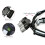 (Red) 6-Modes 7xT6+2xQ5 LED Head Lamp USB Rechargeable Camping Head Torch With SOS Whistle Function 16