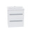 NES Home Nanuya 500mm Wall Hung 2 Drawer Vanity Basin Unit White 7