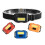 (Black) 450LM COB LED Ultralight Headlamp 3 Switch Modes Adjustable Camping Running 3*AAAA Battery 2