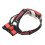 (Red) 6-Modes 7xT6+2xQ5 LED Head Lamp USB Rechargeable Camping Head Torch With SOS Whistle Function 5