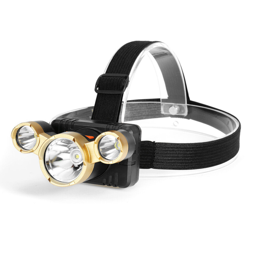 (D) 5LEDs T6+4XPE LED Headlamp Cycling Headlight 4-Modes Fishing Lanterna Outdoor Camping Waterproof Head Torch Lamp