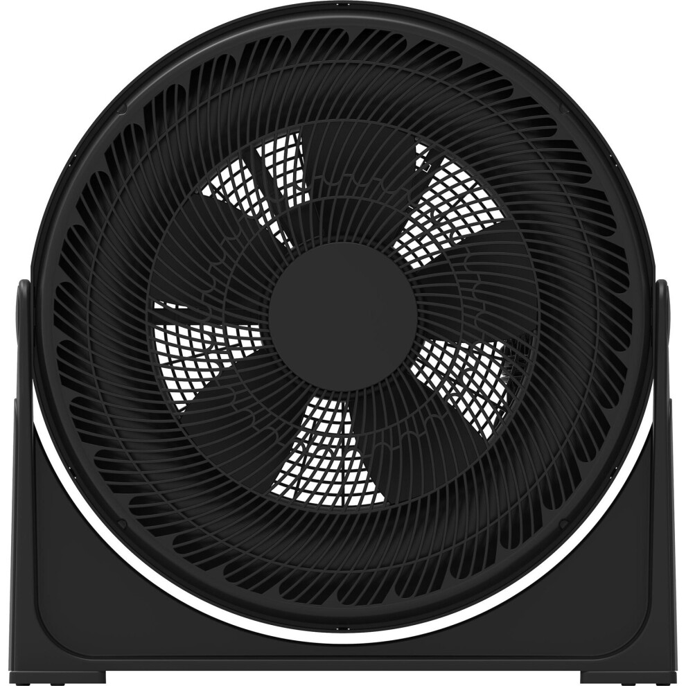 20 Inch Fan Powerful Cooling High Velocity Floor Fan Or Wall Mountable Fan Black