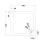 NES Home Harper Square 700 x 700mm Shower Tray Slate Grey 2
