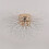 Living And Home (Gold) Sputnik Flush Mount Ceiling Light 5