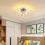 Living And Home (Chrome) Sputnik Flush Mount Ceiling Light 2
