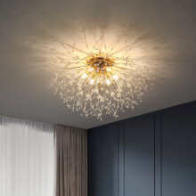(Gold) Sputnik Flush Mount Ceiling Light