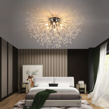 (Chrome) Sputnik Flush Mount Ceiling Light