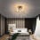 Living And Home (Chrome) Sputnik Flush Mount Ceiling Light 1