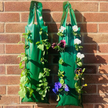 (  2 Planter Bags) Strawberry Tomato Plants Grow Bag Hanging Planter Flower Pouch