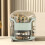 Living And Home (Light Green) Large Makeup Storage Box Organizer with Drawers 1