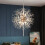 Living And Home (Golden) Sputnik Hanging Pendant Light 2