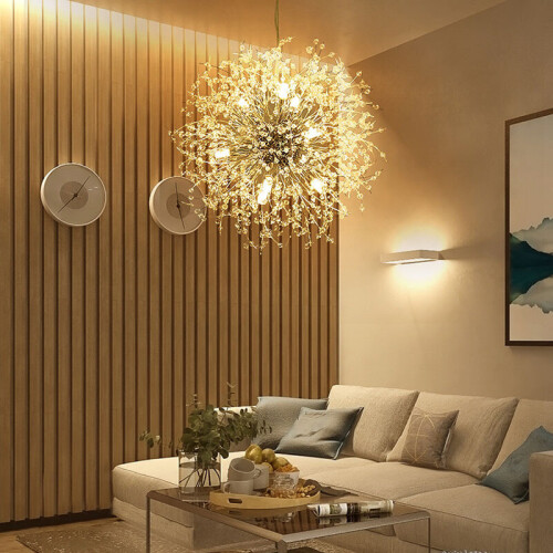 Living And Home (Chrome) Sputnik Hanging Pendant Light