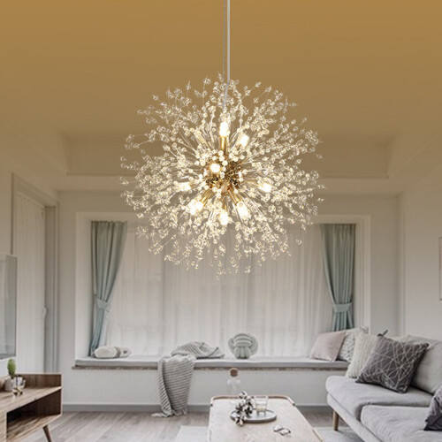 Living And Home (Golden) Sputnik Hanging Pendant Light