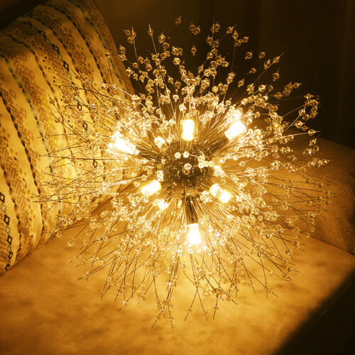 Living And Home (Chrome) Sputnik Hanging Pendant Light 2
