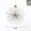 Living And Home (Golden) Sputnik Hanging Pendant Light 4