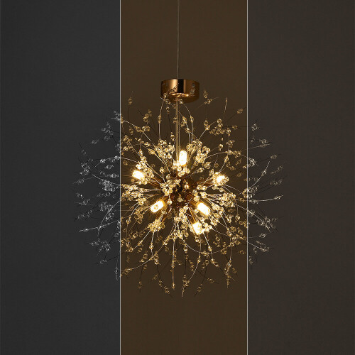 Living And Home (Golden) Sputnik Hanging Pendant Light 2