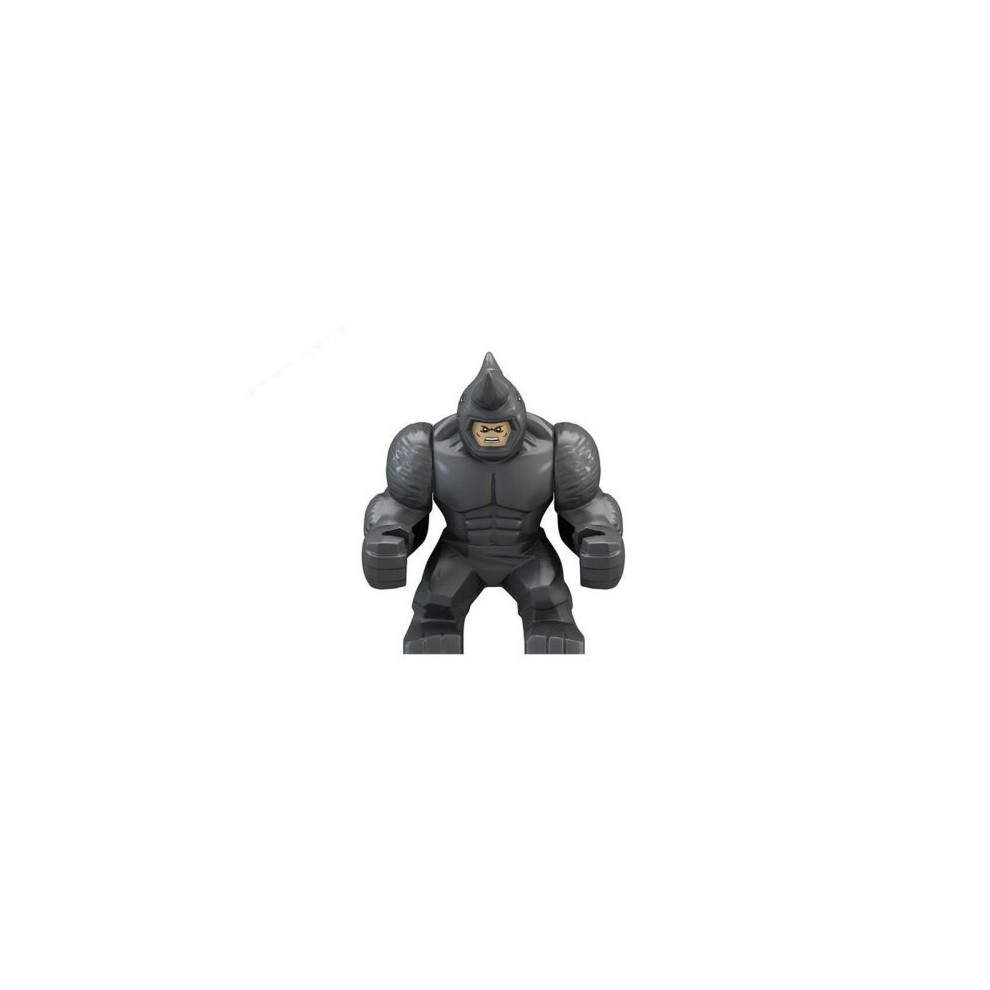 (Rhinoceros Man) Son of Hulk Red Tank Mud Face Serum Rhino Venom Super British minifigure