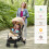 Casart Protable Lightweight Baby Stroller One-Hand Folding Compact Stroller 9