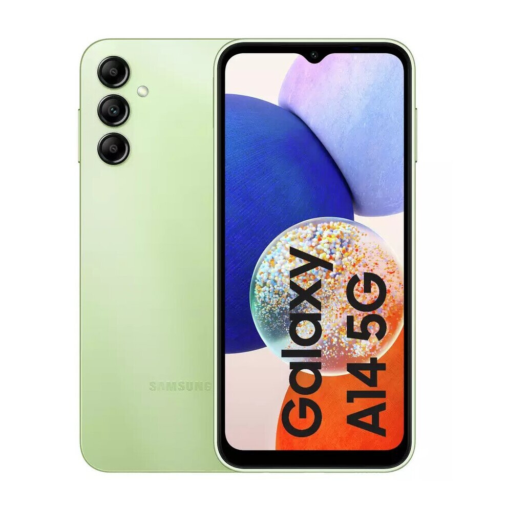 Samsung Galaxy A14 5G Smartphone 6.6" Android Mobile SIM Free 64GB Light Green