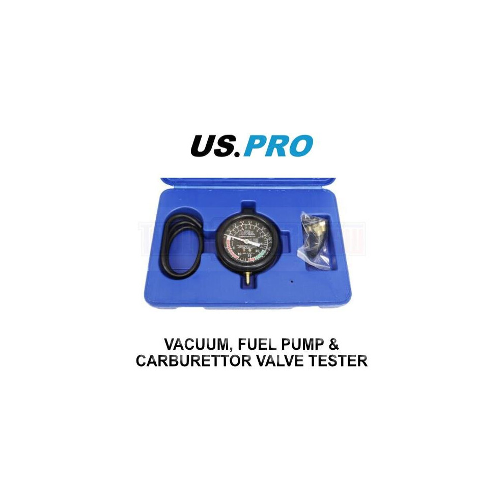 Us Pro Tools Vacuum, Fuel Pump & Carburettor Valve Pressure Tester 5395