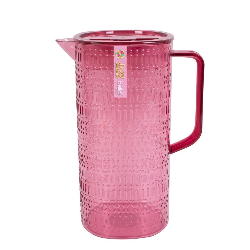 2.5L Pitcher Pink Aztec Patterned Design BBQ Drinks Jug Summer Party