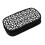 Pencil Case Black Pattern Pen Holder Box Pouch Bag with Double Zippers for School Office Work 5