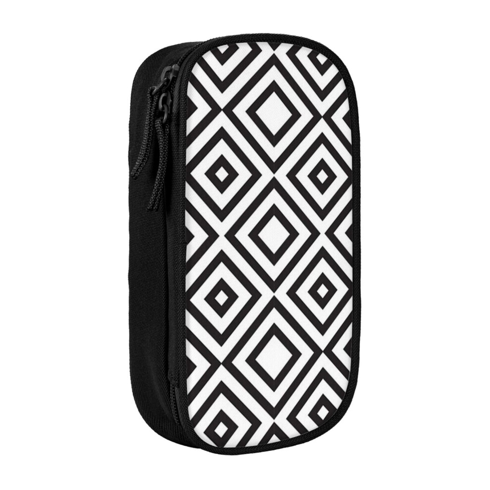 Photos - Pen cil Case Abstract Patterns  Holder Box Pouch Bag with Double Zippers for School Office Work