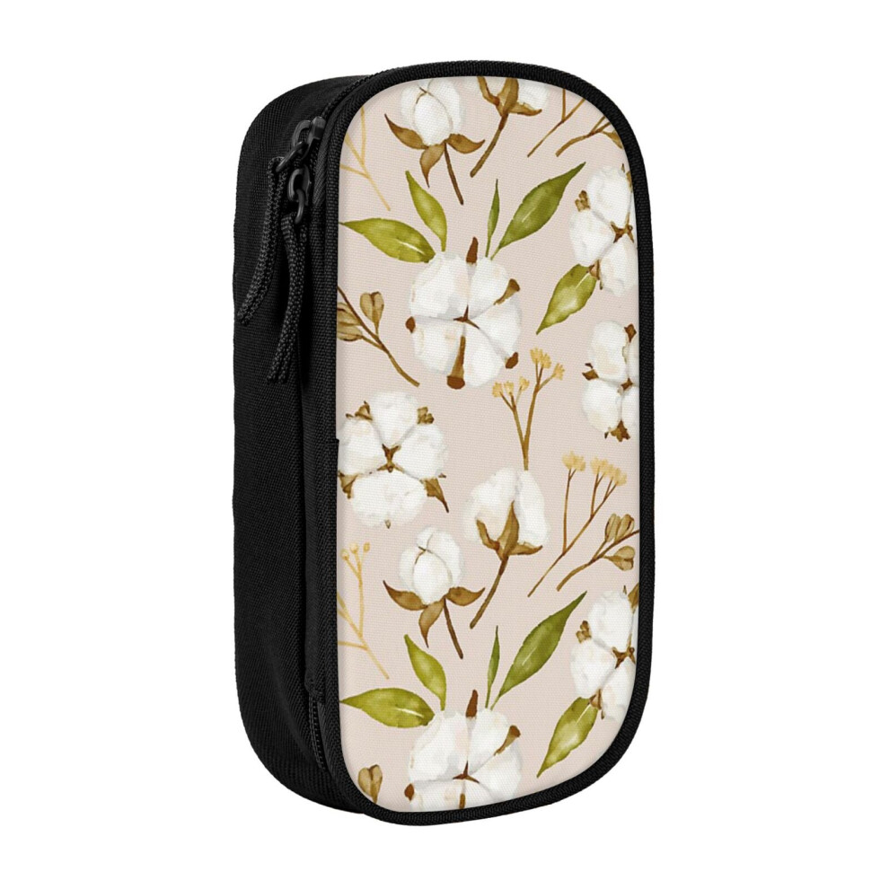 Photos - Pen cil Case Floral Patterns  Holder Box Pouch Bag with Double Zippers for School Office Work