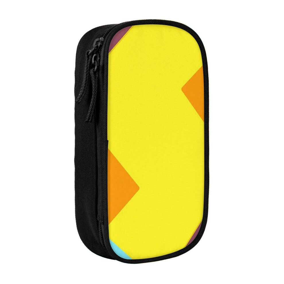 Photos - Pen cil Case Colorful Mosaic Pattern  Holder Box Pouch Bag with Double Zippers for School Office Work