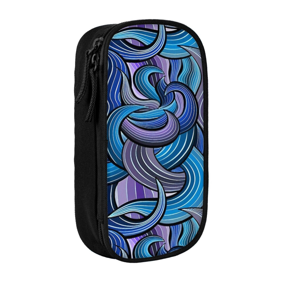 Photos - Pen cil Case Beautiful Unique Patterns  Holder Box Pouch Bag with Double Zippers for School Office Work