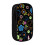 Pencil Case Black Seamless Pattern Pen Holder Box Pouch Bag with Double Zippers for School Office Work 1