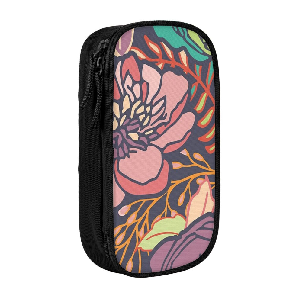 Photos - Pen cil Case Untitled  Holder Box Pouch Bag with Double Zippers for School Office Work