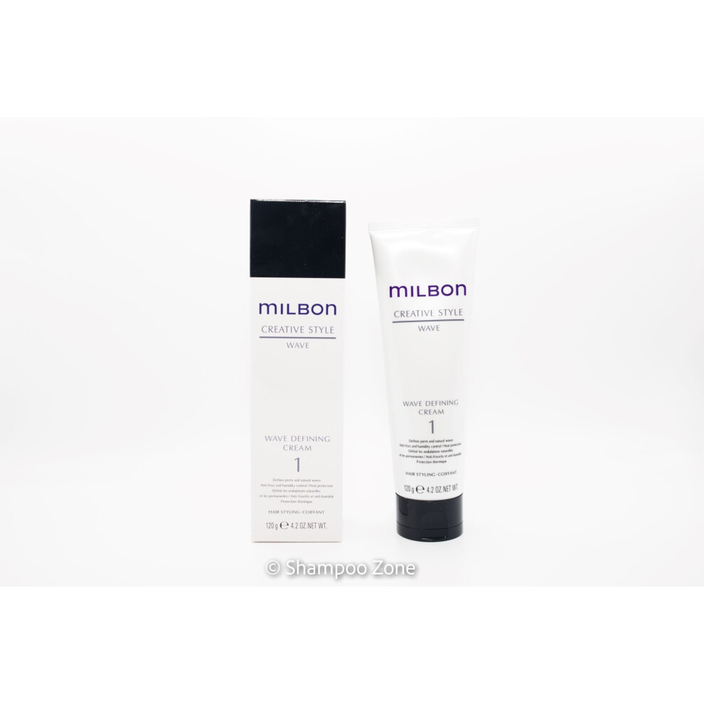 Milbon Cream Creative Style Wave Defining # 1 4.2 Oz