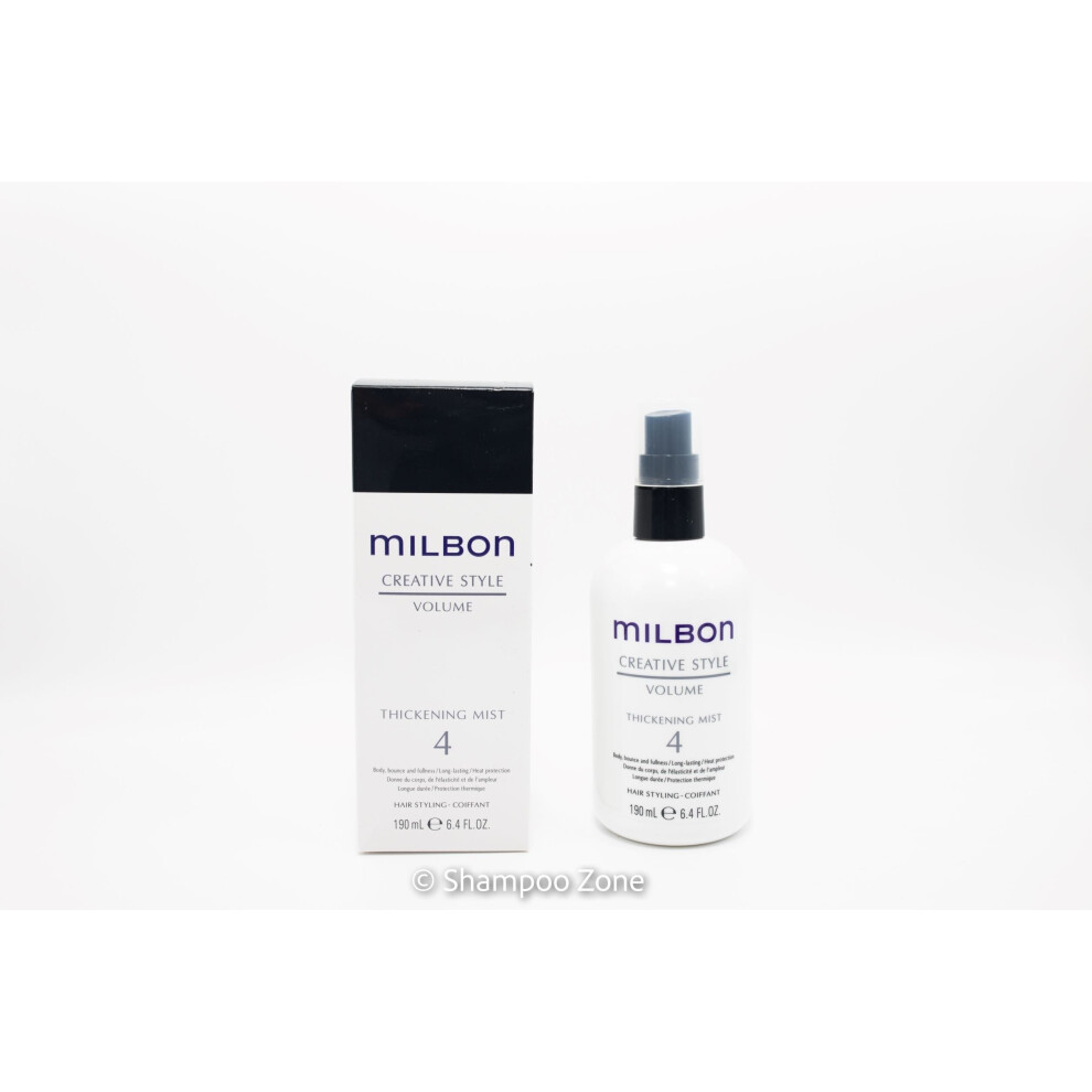 Milbon Creative Style Volume Thickening Mist # 4 6.4 Oz