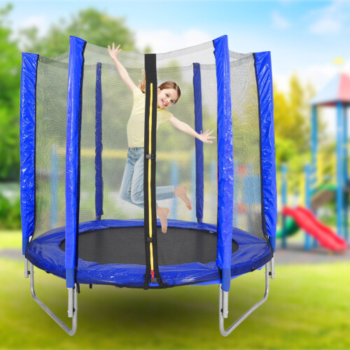 5FT Outdoor Trampoline with Safety Enclosure Kids Entertainment on OnBuy