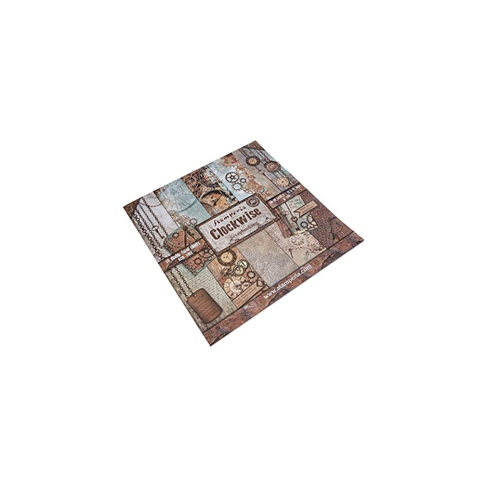 Stamperia Intl Scrapbookingpapier, Multicolor 10-Pack-image