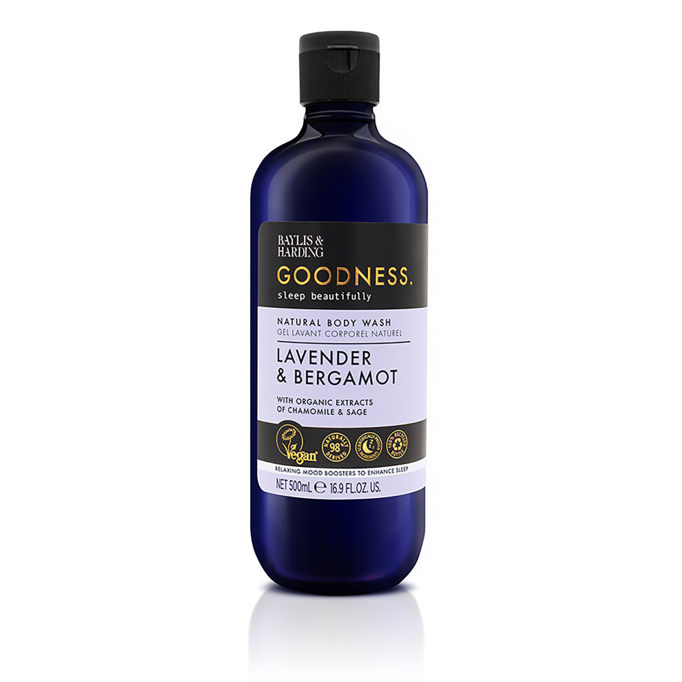 Vegan Body Wash Shower Gel Lavender & Bergamot Baylis & Harding