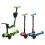 STOTOY SW118 5-in-1 Toddler Scooter Deluxe 3 Wheel Kick Scooter with Removable Seat, Adjustable Handlebar and LED Flashing Wheels for Kids 1