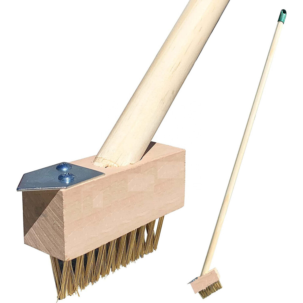 AAMEN Weed Brush Long Handle for Cleaning Patios, Weeding Tools For Garden