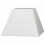 (White , 12" Shade) Square Pyramid Cotton Linen Ceiling & Lampshade 1