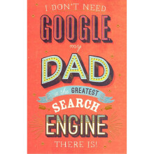 I Don't Need Google Father's Day Card New Greeting Cards